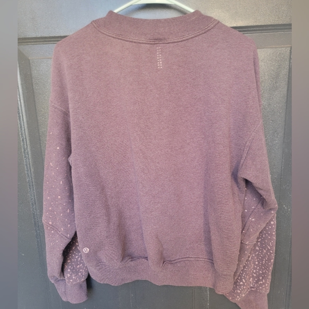 Lululemon Oversized Mauve Taupe Sweatshirt Size Small 6